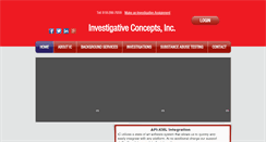 Desktop Screenshot of investigativeconcepts.net